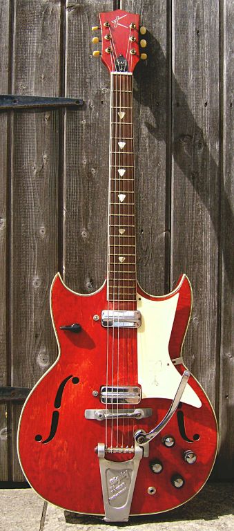 kay red devil guitar